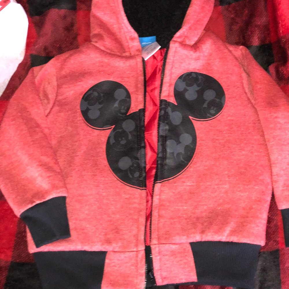 Mickey Mouse Sherpa Zip up Hoodie
